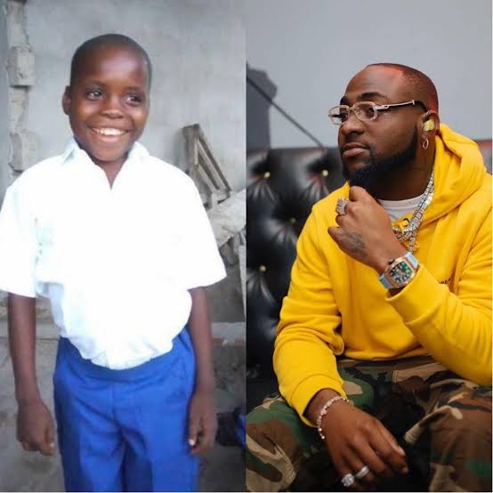 Meet Utibe the boy Davido is currently sponsoring after he sang his song ‘if