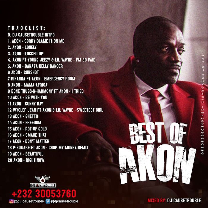 DJ Causetrouble Best Of Akon mp3 download