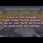 Adekunle Gold High ft. Davido (Lyrics)