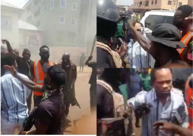 Prophet Odumeje assaulted as church gets destroyed.