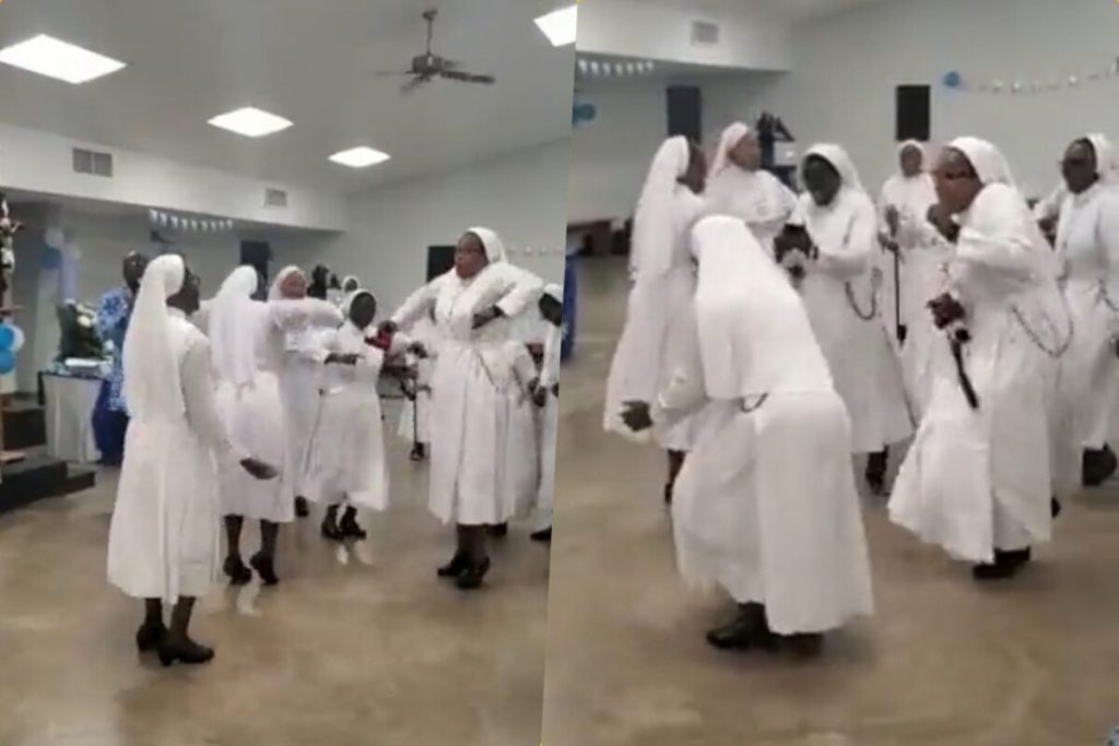 Reverend Sisters dance to Kizz Daniels Buga in a viral video.