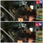Watch the moment two Nigerian women battered a cop in India for calling them prostitutes