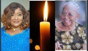 ‘My twin is dead Ebele Okaro mourns her mum colleagues comfort her