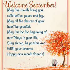 Throughout September here are 100 quotes that congratulate you a happy and prosperous new season of the month