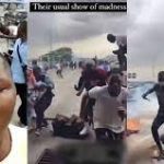 EndSARS memorial Watch the moment police fire tear gas at the Lekki Toll Gate protesters as they scurry for safety