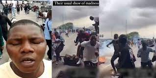 EndSARS memorial Watch the moment police fire tear gas at the Lekki Toll Gate protesters as they scurry for safety