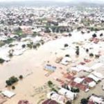 Watch the moment a huge flood killed five tenents as building crashes in Kogi