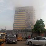 JUST IN: WAEC national office in Lagos catches fire as many are trapped (video)
