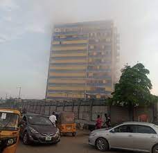 JUST IN: WAEC national office in Lagos catches fire as many are trapped (video)