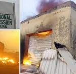 Ogun bandits set INEC office on fire