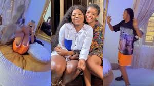 Chinenye; Destiny Etiko’s adopted daughter, has eventually opened up against accuse of fight with actress