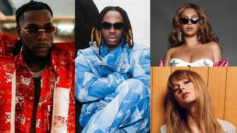 Nominations List: Burna Boy, Fireboy Are Up Against Beyonce, Taylor Swift, and Others At BRIT Awards 2023 