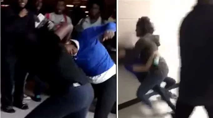 Woman assaults female teacher for flirting with her husband, the principal