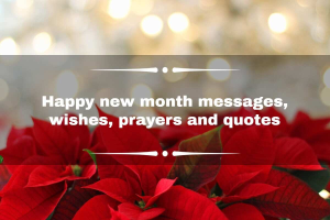 December new month prayer